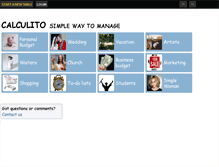 Tablet Screenshot of calculito.com
